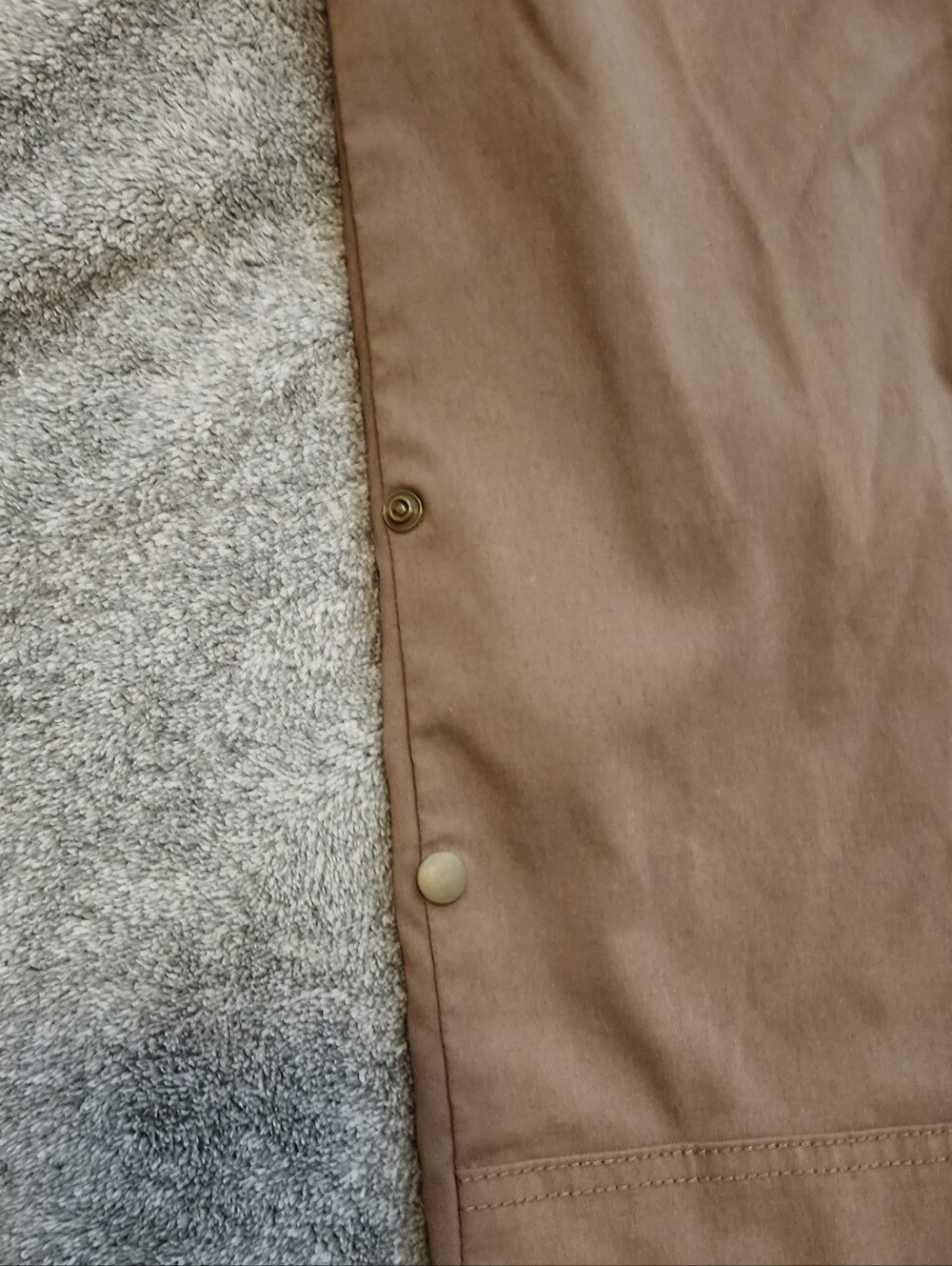 Prana Women’s Khaki Hiking Travel Pants 32x32 Button Up Legs Ventilated Outdoor - Picture 8 of 11